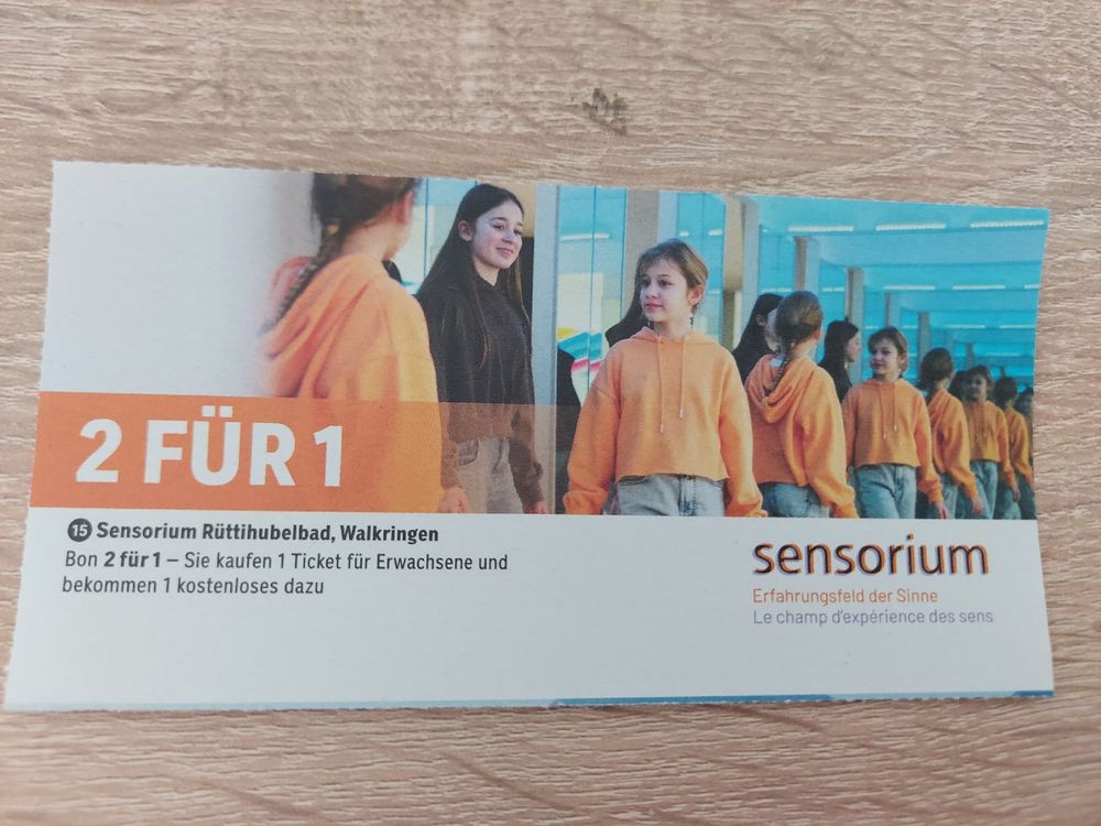 2 für 1 Sensorium Rüttihubelbad, Walkringen. (Neu (gemäss Beschreibung ...