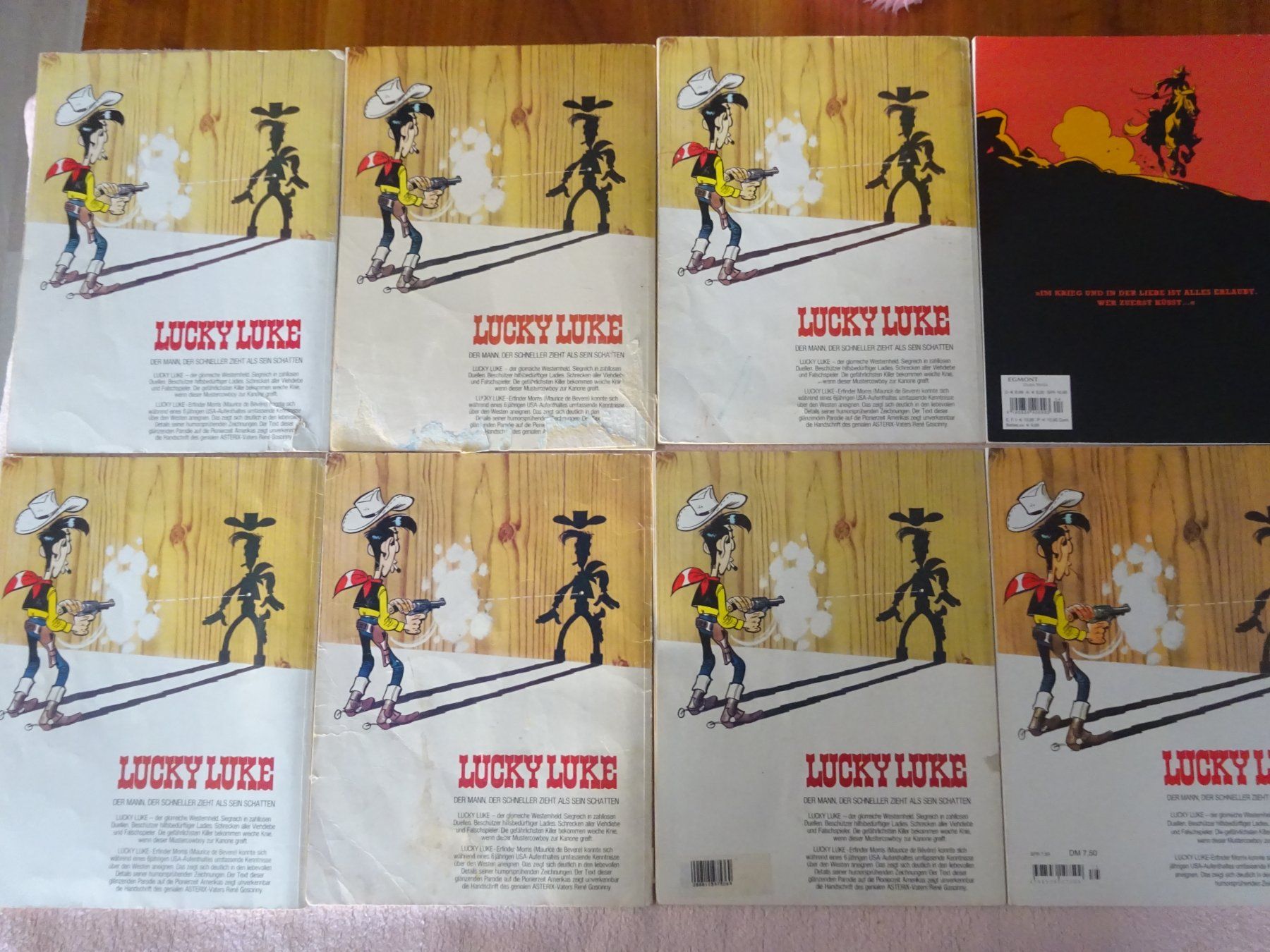 Fumetti: LUCKY LUKE ** 8 BÄNDE – Usato da Luzern venduto da xrayspex99 1