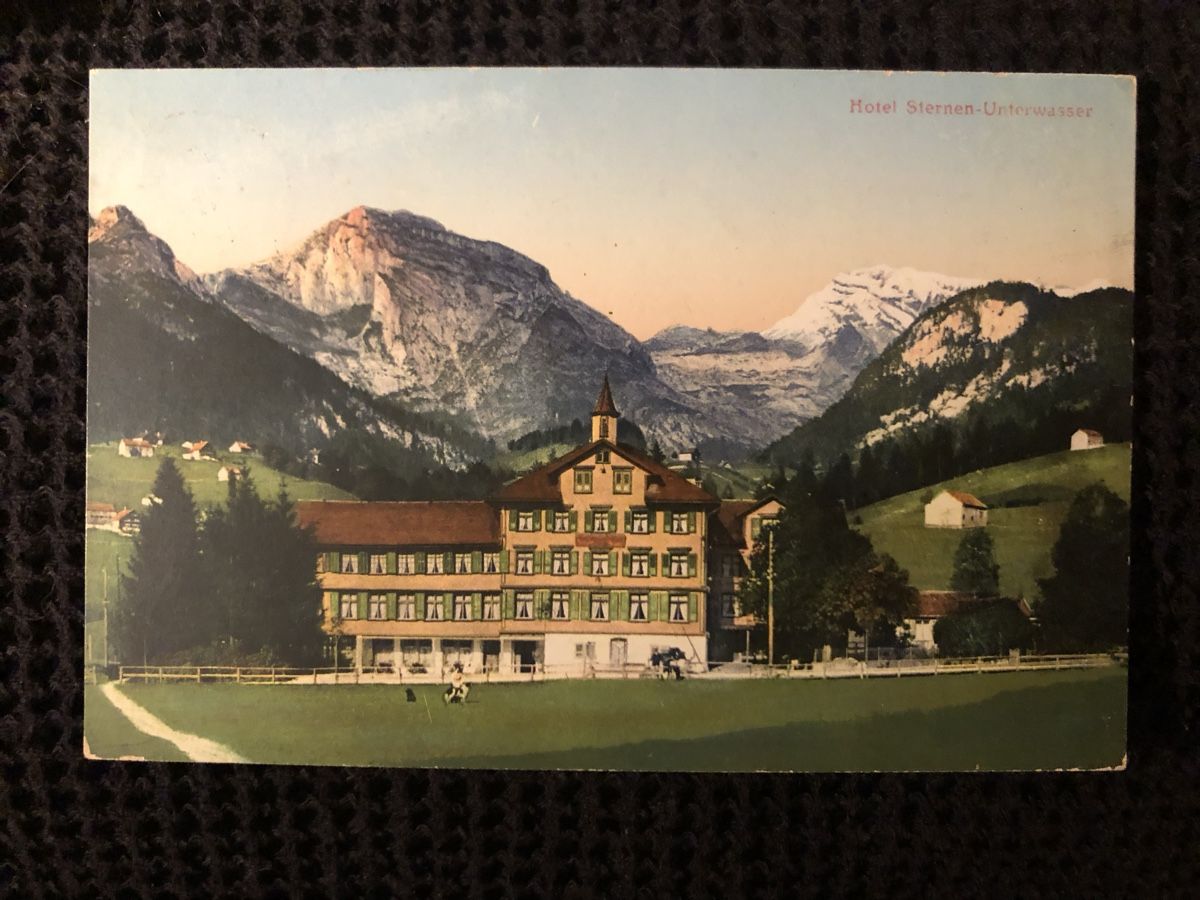 Cartes postales: Ansichtskarte Unterwasser – D'occasion à Näfels par fritzjk