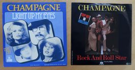 CHAMPAGNE - 2 VINYL SINGLES (NM)