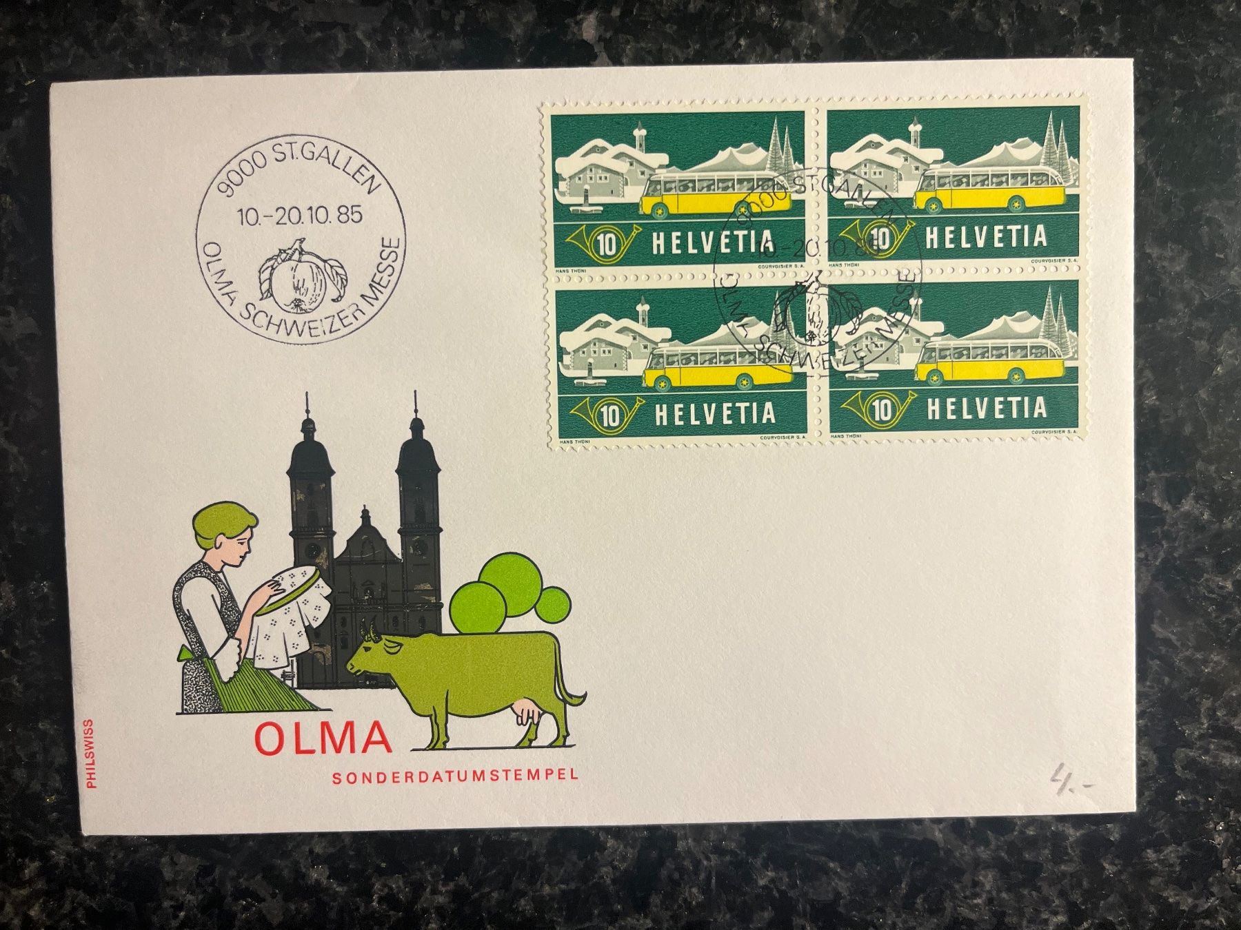 Alle Briefmarken: Brief OLMA St. Gallen 1985 – Neu (gemäss Beschreibung) aus Freidorf TG von ern_7s68