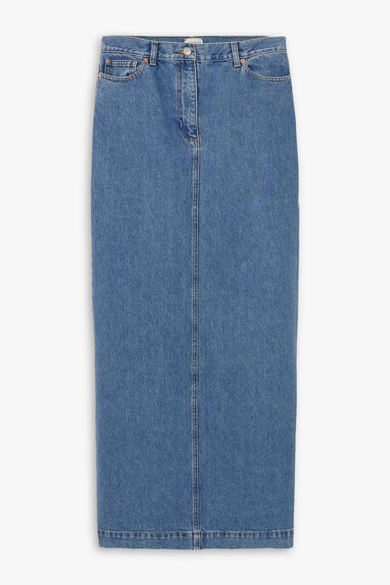 Magda Butrym Gonne: Magda Butrym Denim Maxi Skirt 34 – Nuovo (secondo la descrizione) da Genève venduto da kam_m6mq