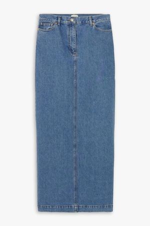 Magda Butrym Denim Maxi Skirt 34