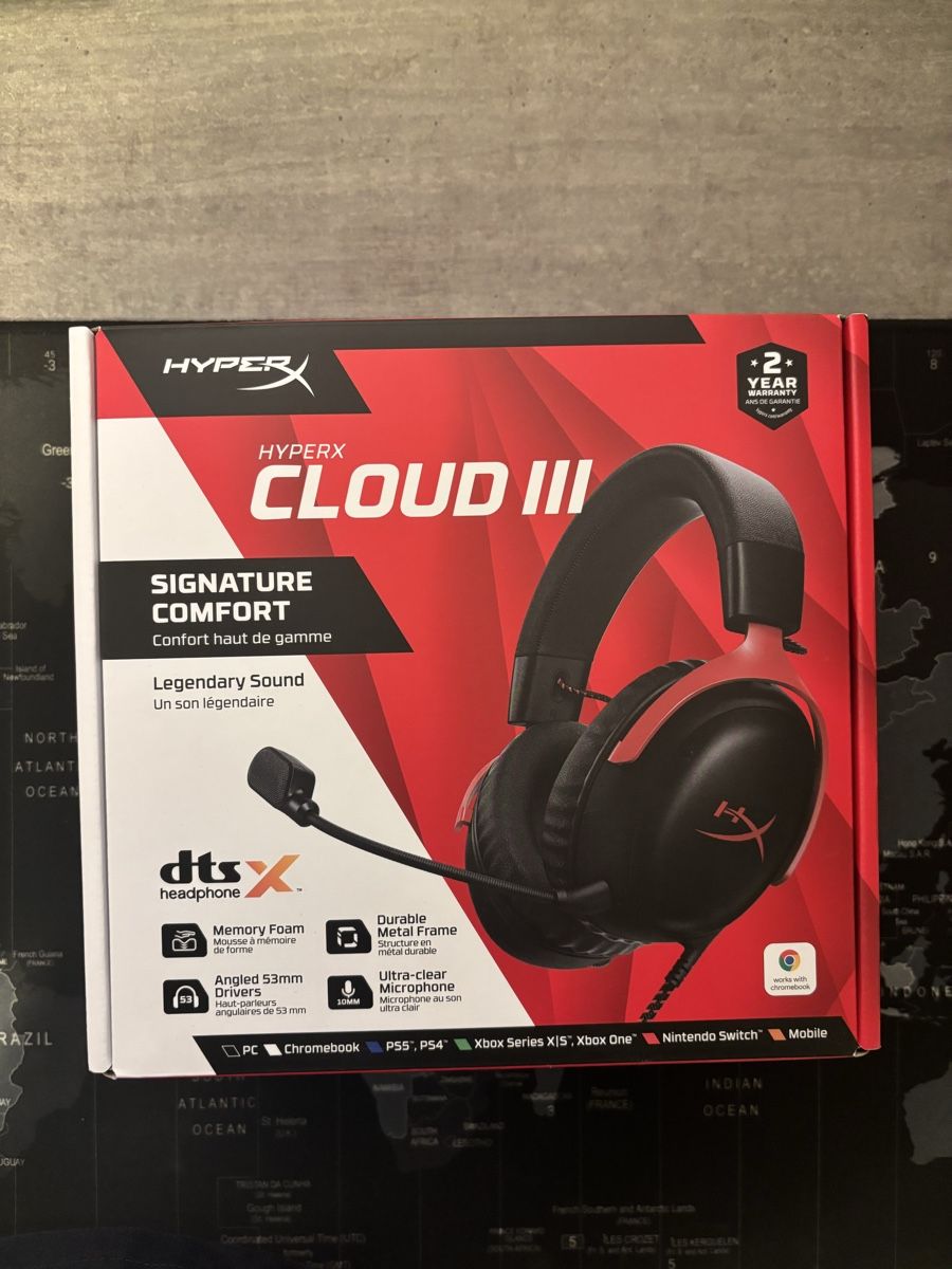 Hyperx Kopfhörer: [NEU] HyperX Cloud III Gamingkopfhörer – Neu und originalverpackt aus St. Gallen von avorhix