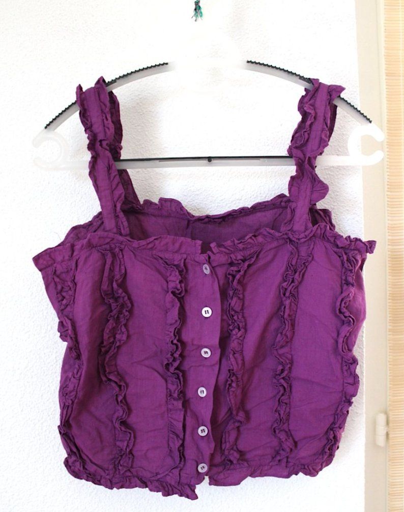 Top: Oberteil Lila Farbig verm. S/ M – Usato da Locarno venduto da madame-tus-sauds 4
