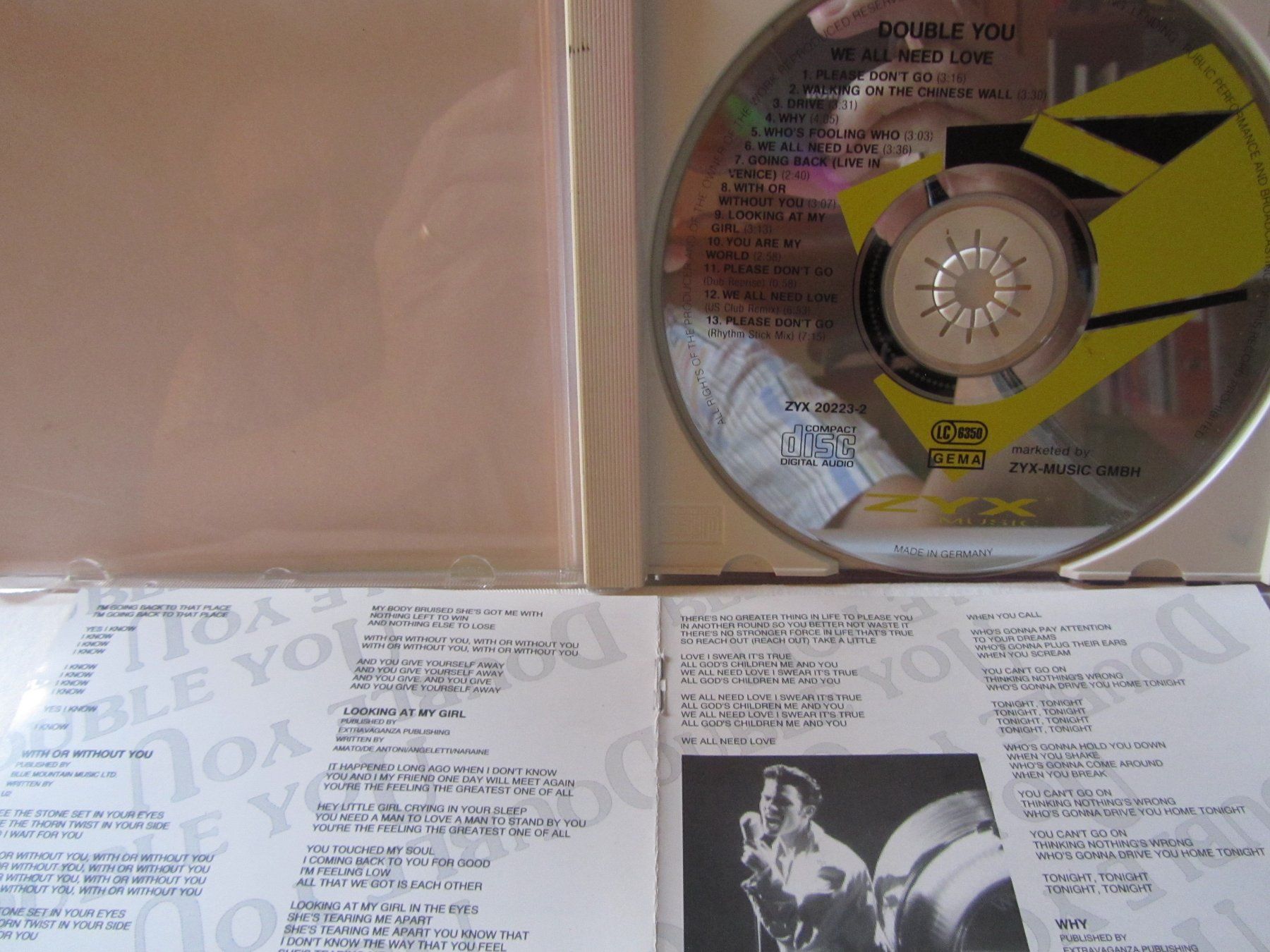 CD: Double You, CD, we all need love – Usato da Weiningen ZH venduto da dietsch57 3