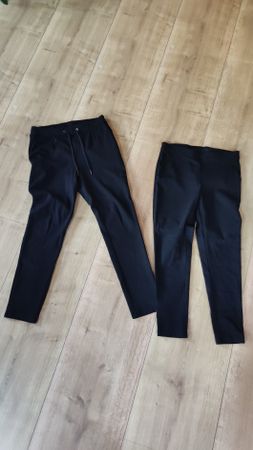Schwarze Hosen im Set, Gr. 40, VILA und Dorothy Perkins