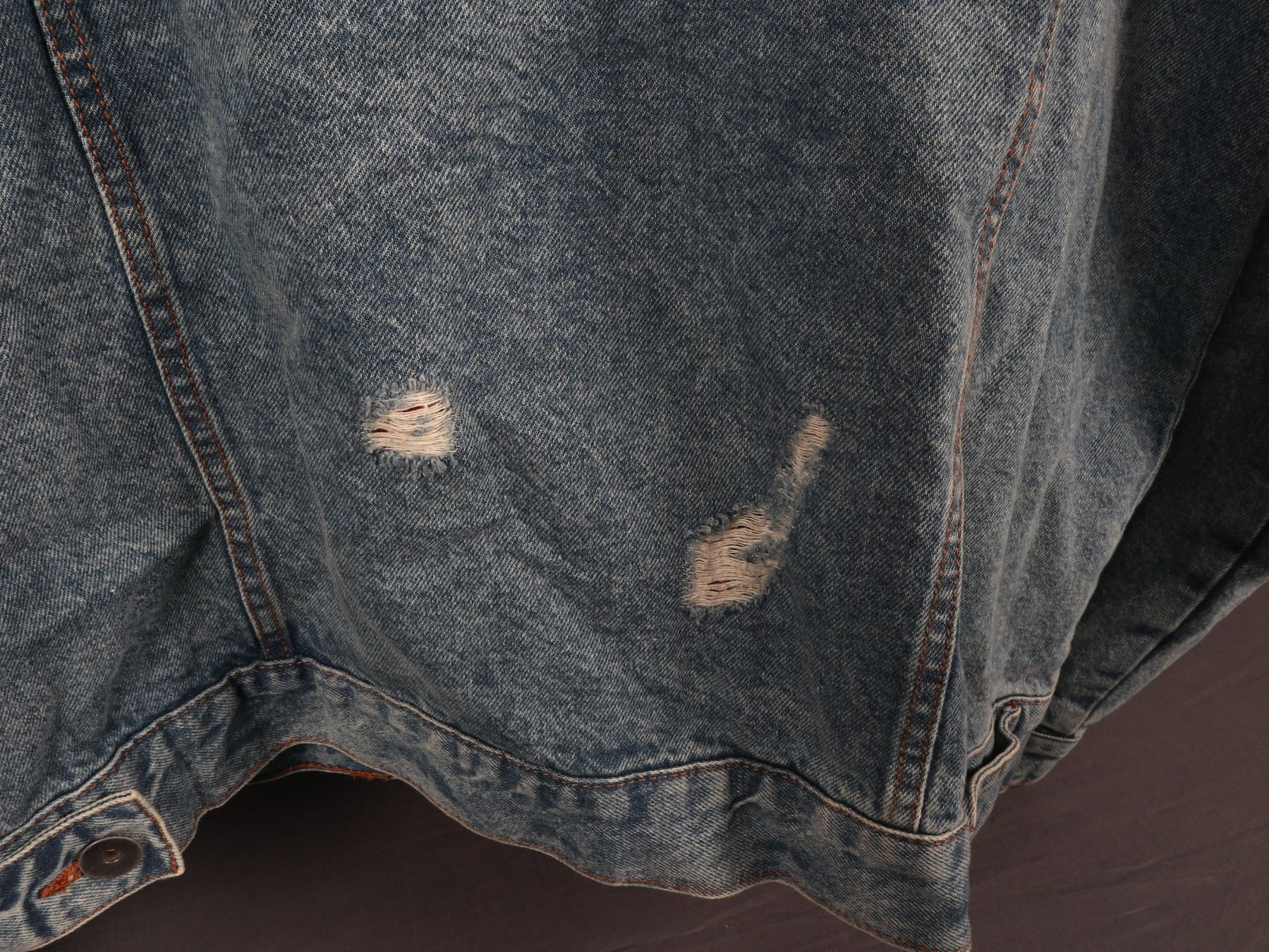Jacken: REBEL Jeansajacke – Gebraucht aus Steinen von Restwert_Steinen 6