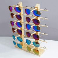 Holz BrillenstäNder Zweireihigem Design