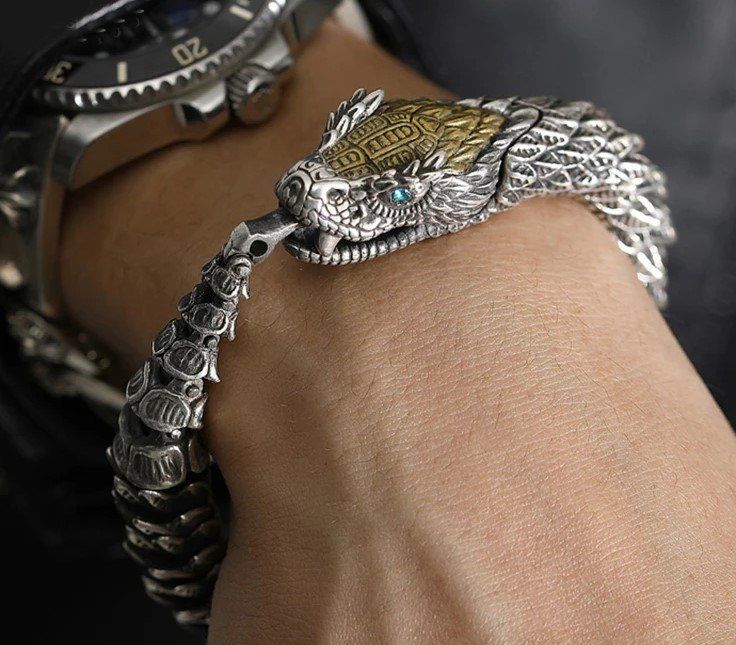 Bracciali & Braccialetti: Herren Armband Dragon 24cm – Nuovo e nell'imballaggio originale da Uerkheim venduto da Kaufoption