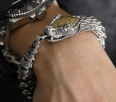 Herren Armband Dragon 22cm