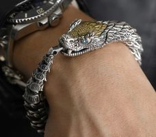 Herren Armband Dragon 24cm