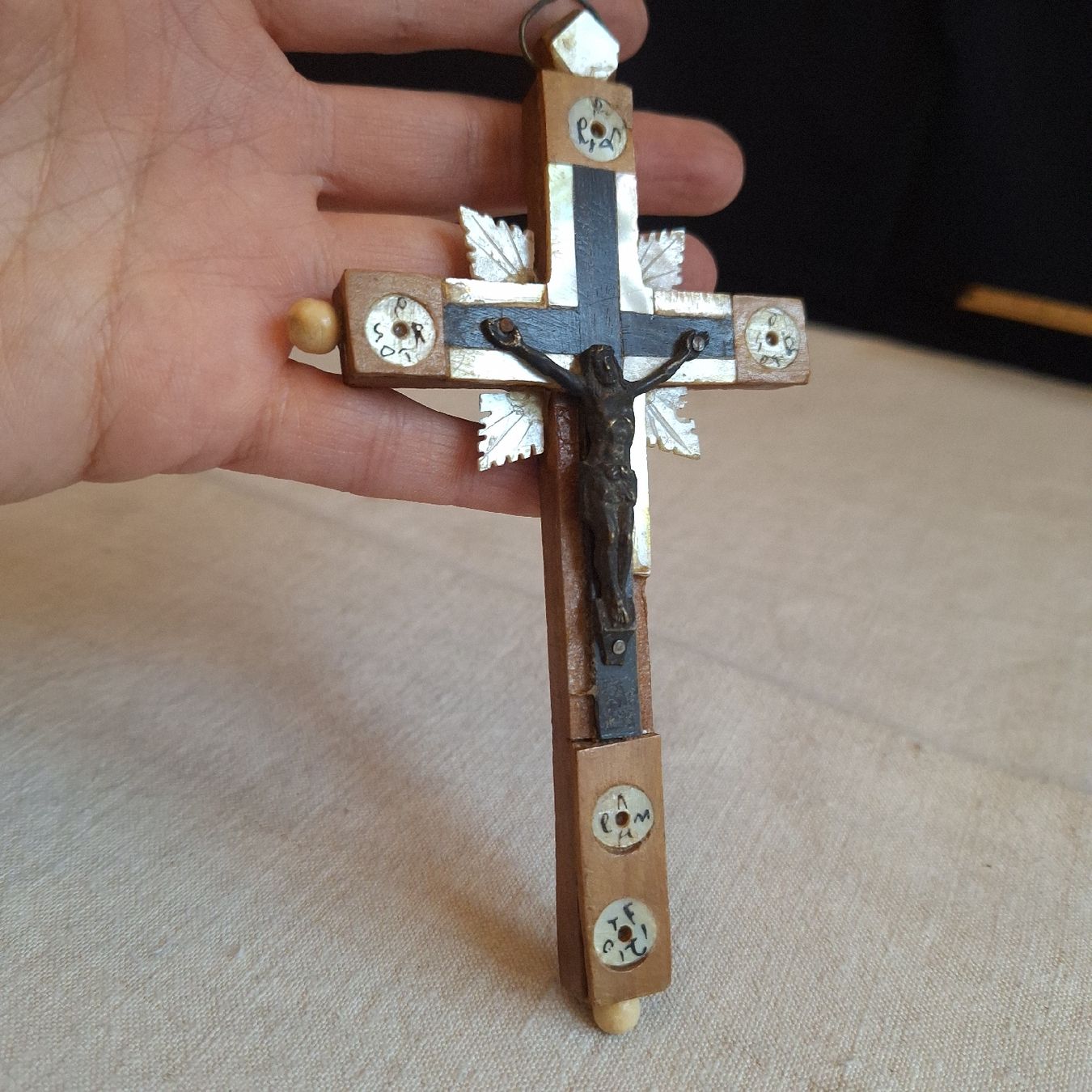 Statuette: Versand möglich! Jerusalem Kruzifix,  Devotionalie – Usato da Winterthur venduto da Goldpipau 5
