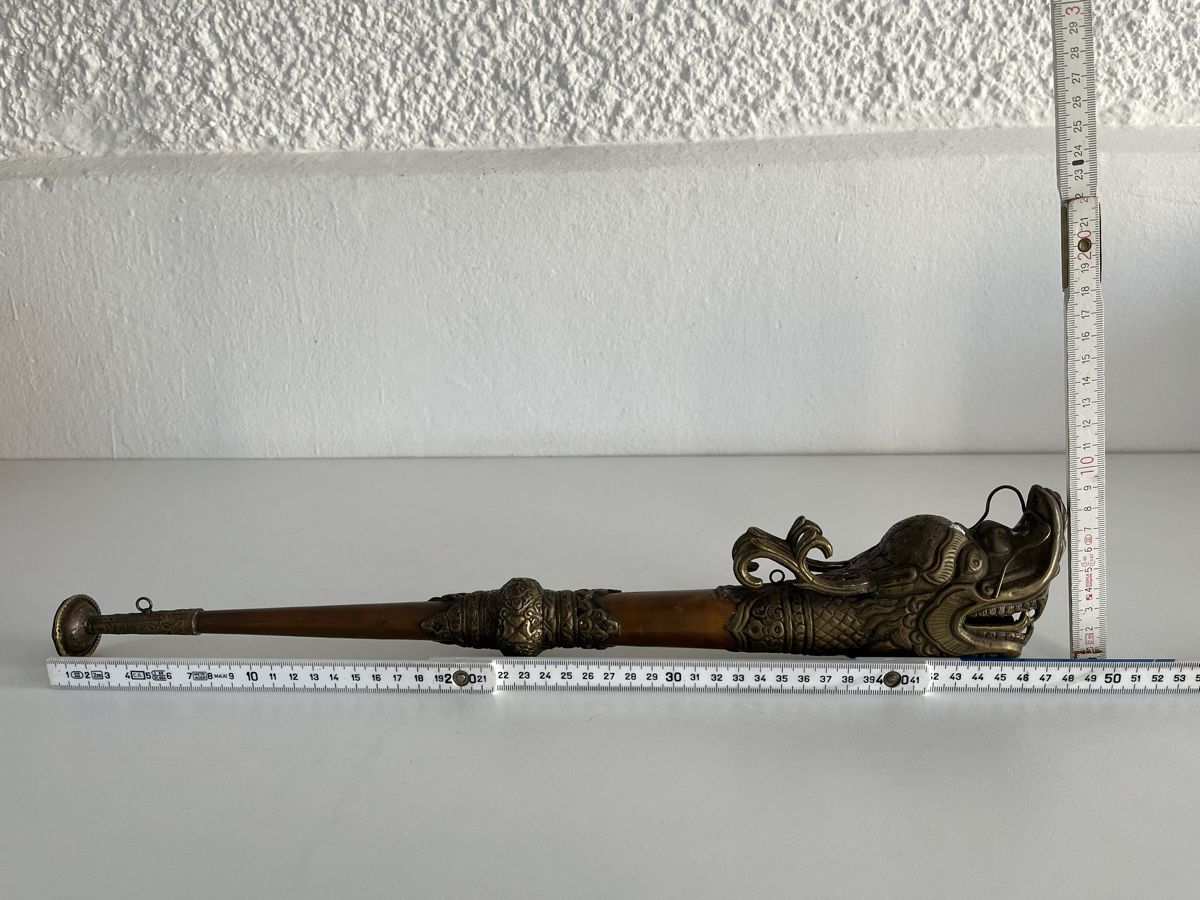 Tutte le decorazioni: Drachenkopf Trompete Tibet / Kupfer,Messing – Usato da Wetzikon ZH venduto da seli03 9