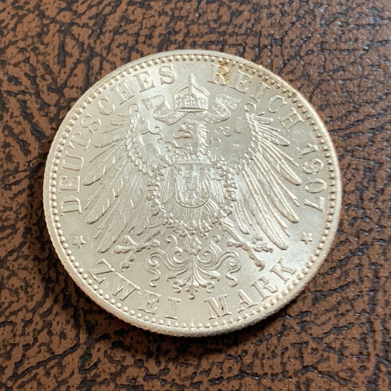 Tutti le monete: 2 Mark Silber Baden 1907 – Usato da Reitnau venduto da tb-muenzen 1