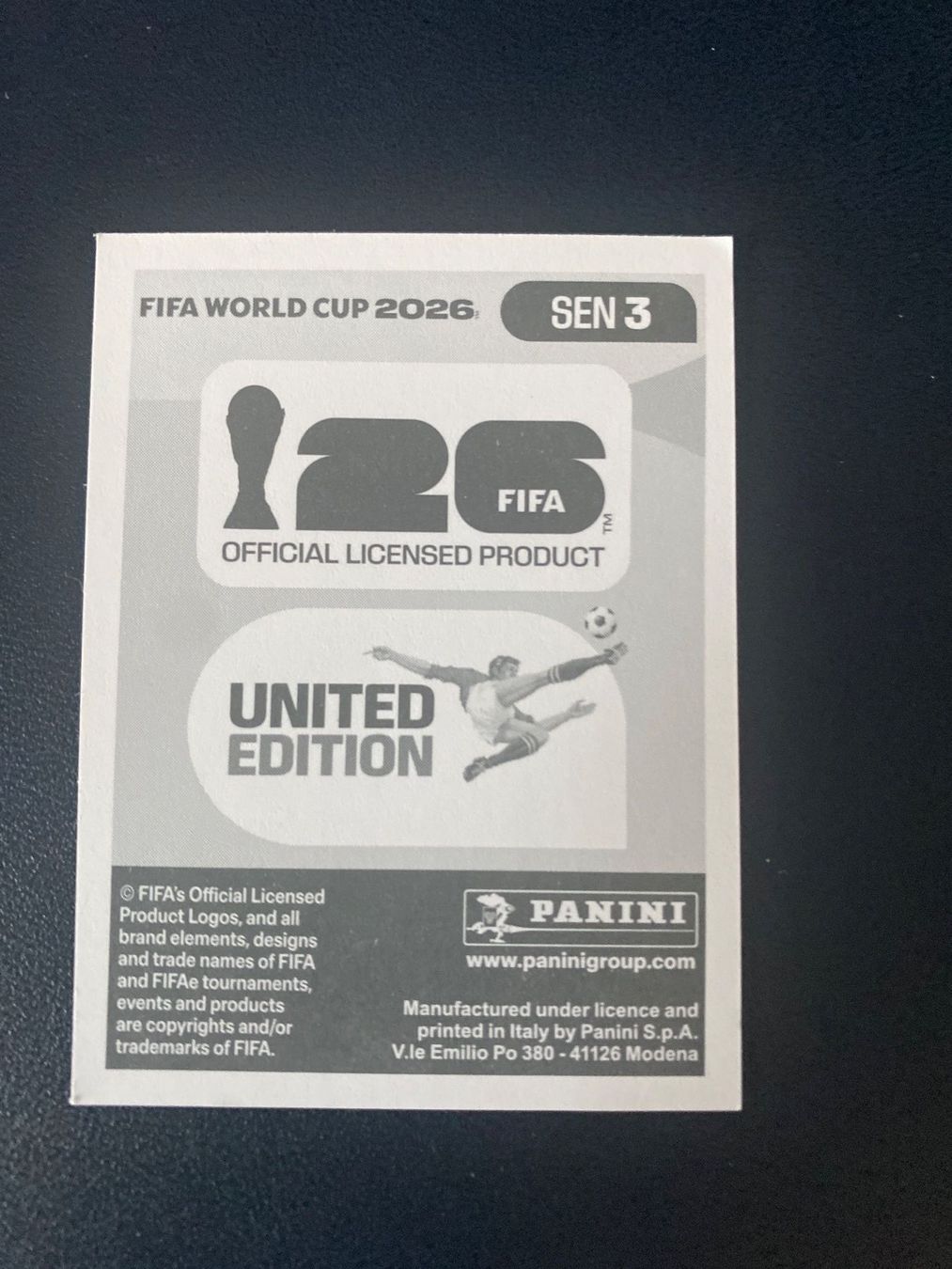 Panini Carte collezionabili: Panini FIFA World Cup Sticker SEN 3 – Nuovo (secondo la descrizione) da Glattbrugg venduto da riseca 1