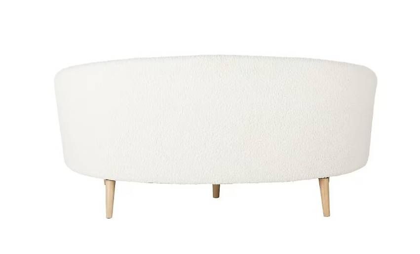 Maisons du monde Sofas: 2/3 Sitzer Sofa Bouclé Bezug, weiss – D'occasion à Uster par RogerMartyUster 3
