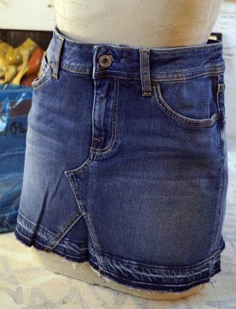 Pepe Jeans Damen Mini Jeansrock Gr. M, cool & stylisch