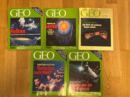 Magazin GEO – Das neue Bild der Erde 1996 Nr. 8–12 – 5 Ausga