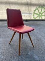 2x Roter Horgen Glarus Stuhl Vintage