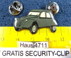 CITROEN 2CV ENTE AUTO PIN MIT SECURITY-CLIP VINTAGE