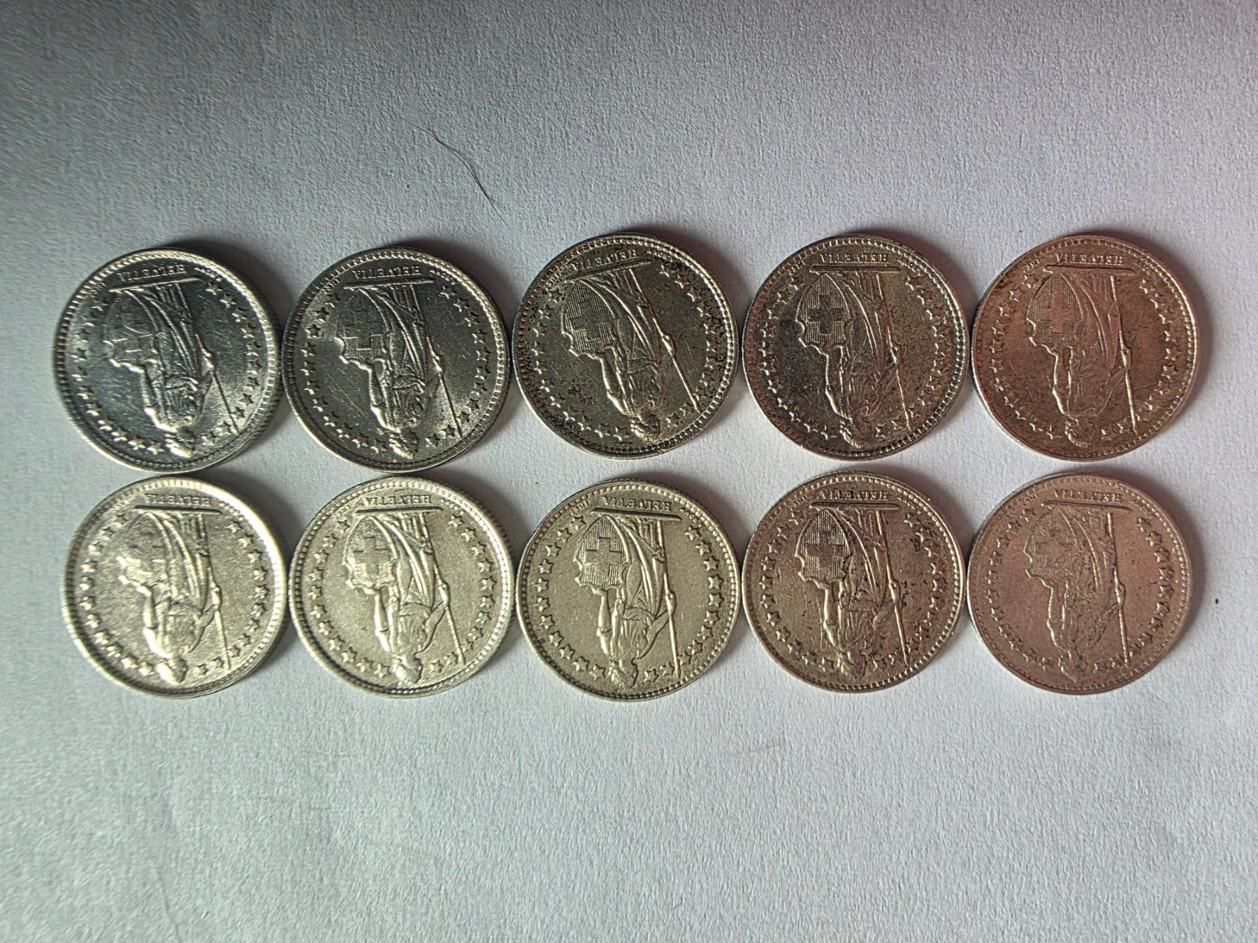 Tutti le monete: 50 centimes 1931 - 1959 – Usato da Concise venduto da coolinvest 3