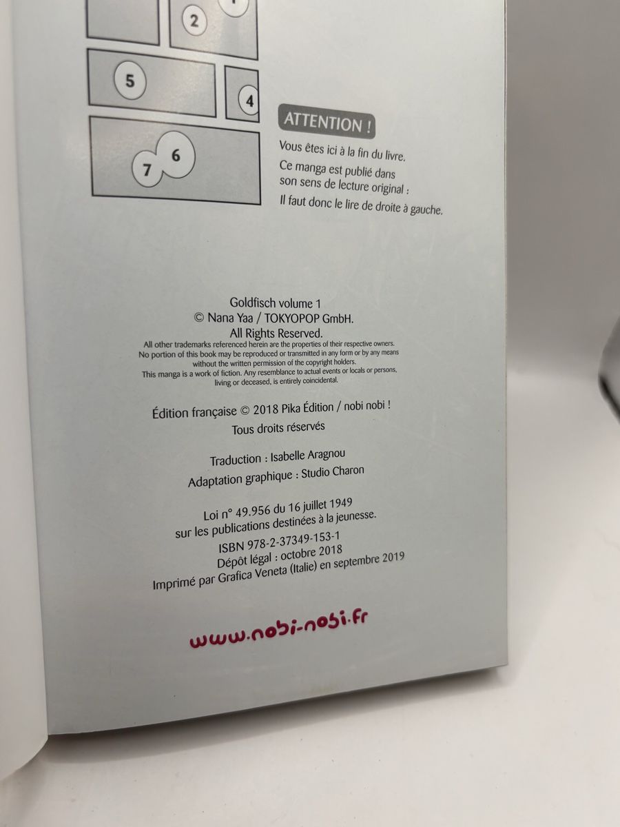 Comics: Manga Goldfish Tome 1 – Gebraucht aus Genève von sho_67qj 4