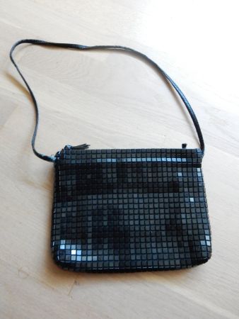 Tasche kleines älteres Abendtäschchen schwarz