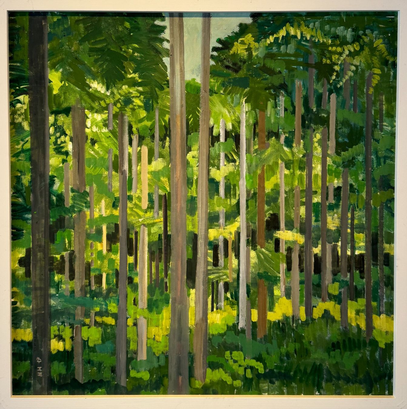 Dipinti: Martin Herzig - Ölbild Waldlandschaft – Usato da Oensingen venduto da Faebu_00