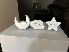Süsse Wandhaken Mond Stern Wolke Kinderzimmer