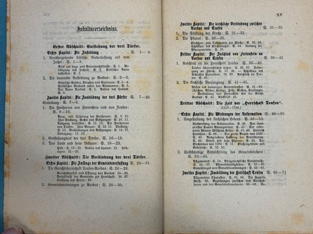 Libri: Geschichte der Gemeinden Rorbas, Freienstein und Teufen.1870 – Usato da Adliswil venduto da buch_und_kunst 2