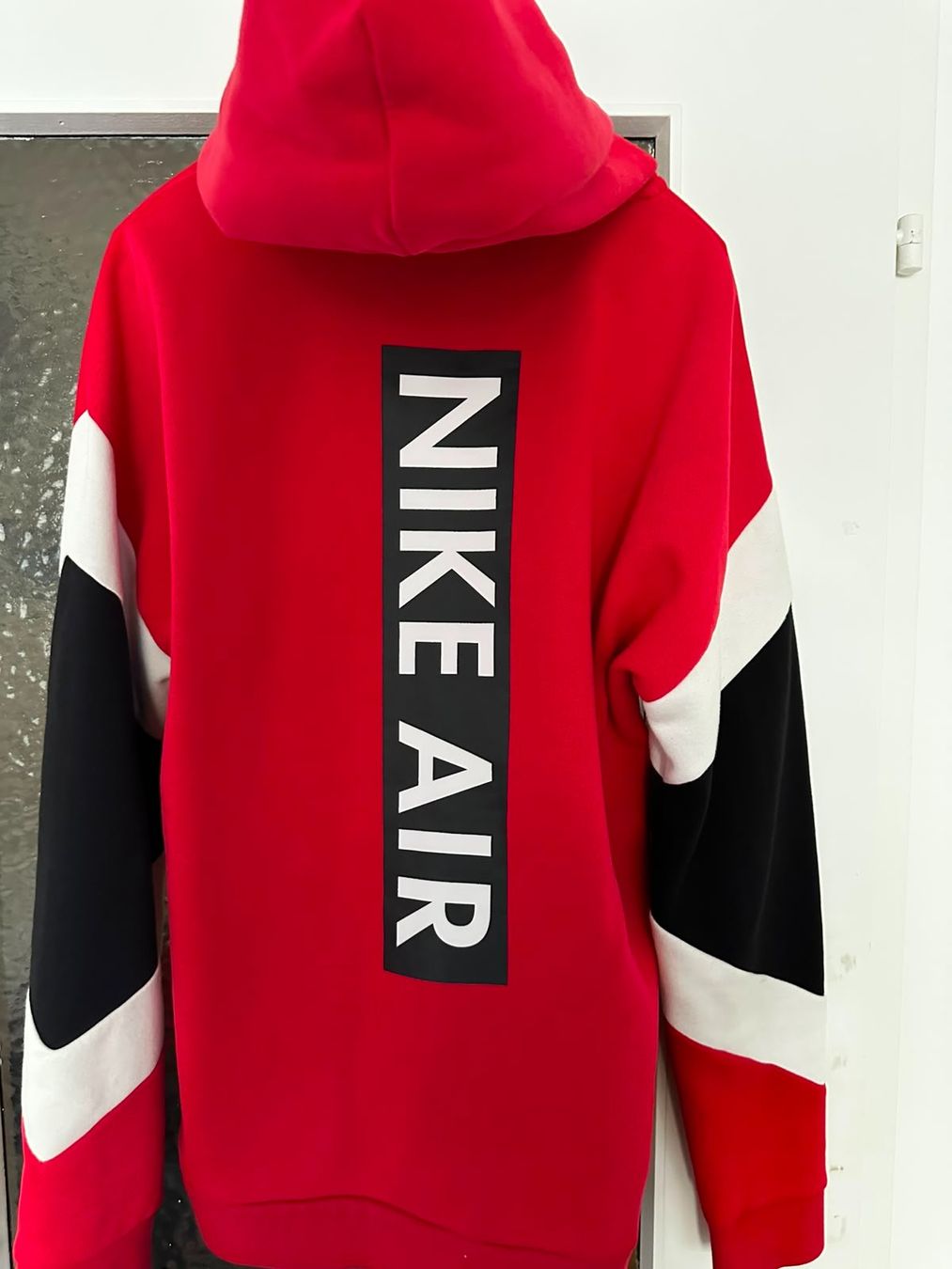 Pullover & Sweatshirts: Nike Air Herren Zip-Hoodie rot – Gebraucht aus Baar von Marcel_8000 1