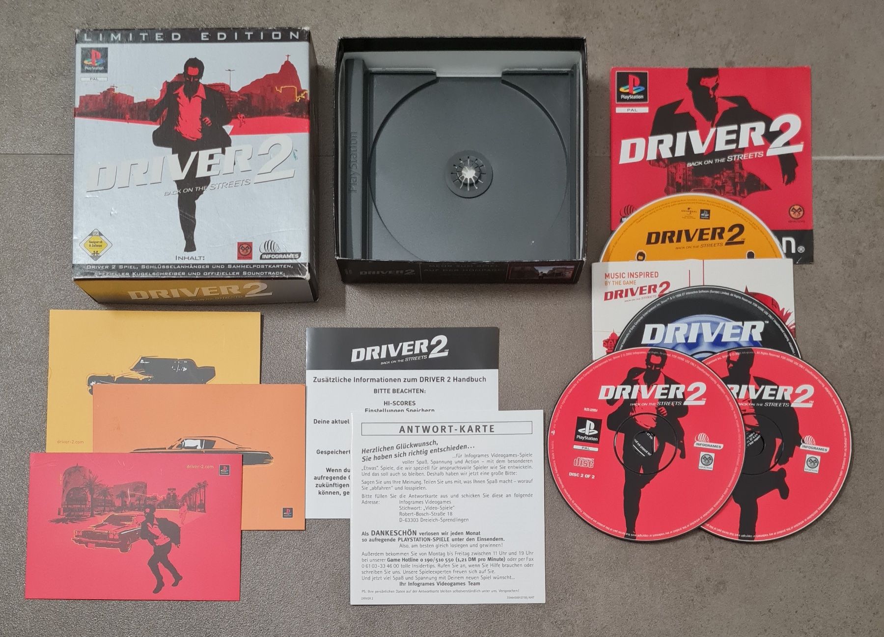 Giochi: PS1 Driver 2 - Limited Edition Collectors Edition – Usato da Birsfelden venduto da Dealgoenner24 4