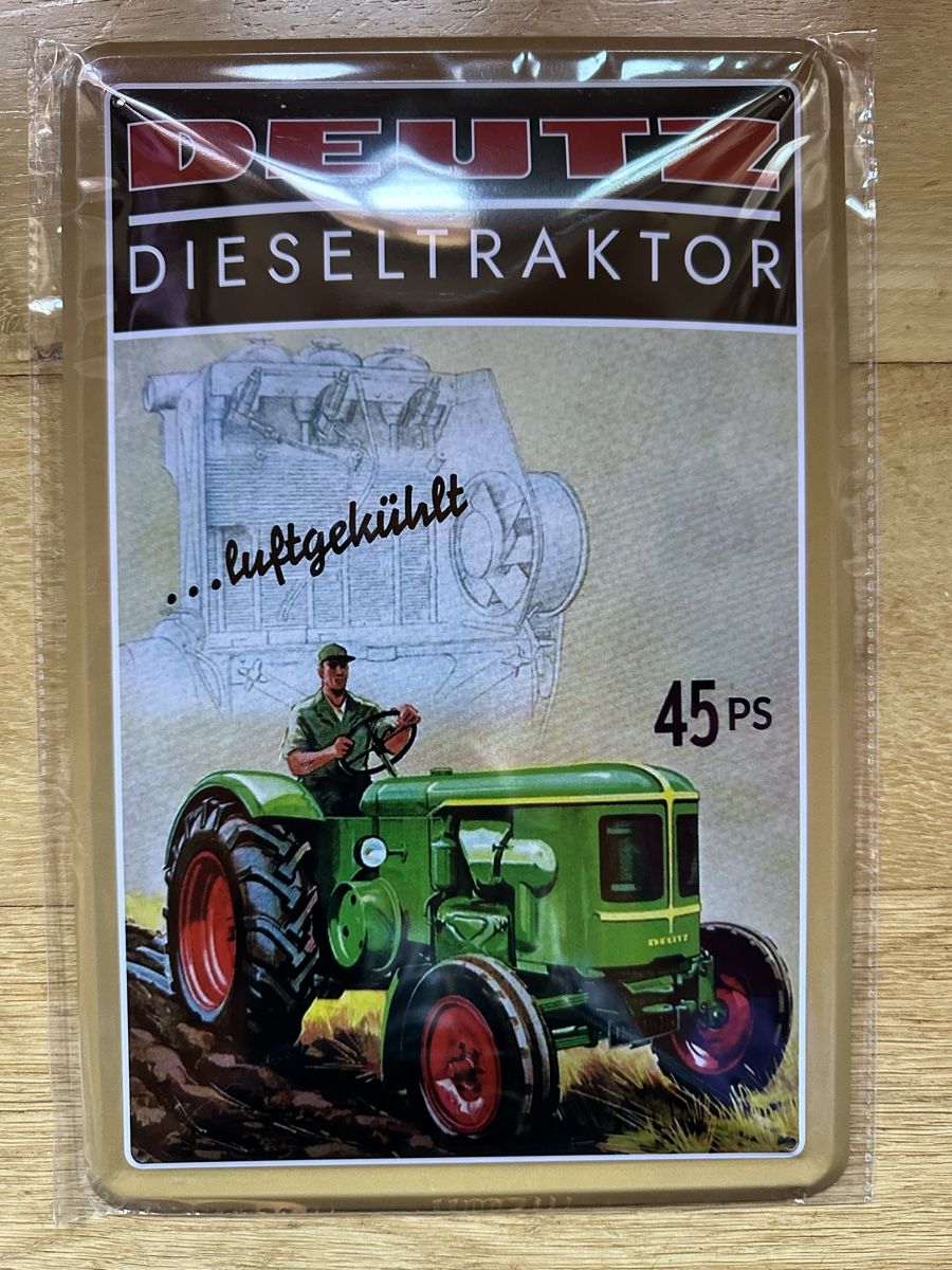 Insegne: Deutz diesel 45ps schlepper Traktor  – Nuovo (secondo la descrizione) da Reinach AG venduto da rares75