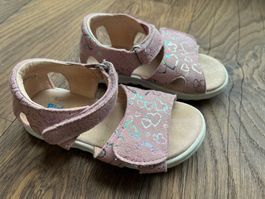Richter Sandale Sandalen Mädchen Gr. 23 Echt Leder