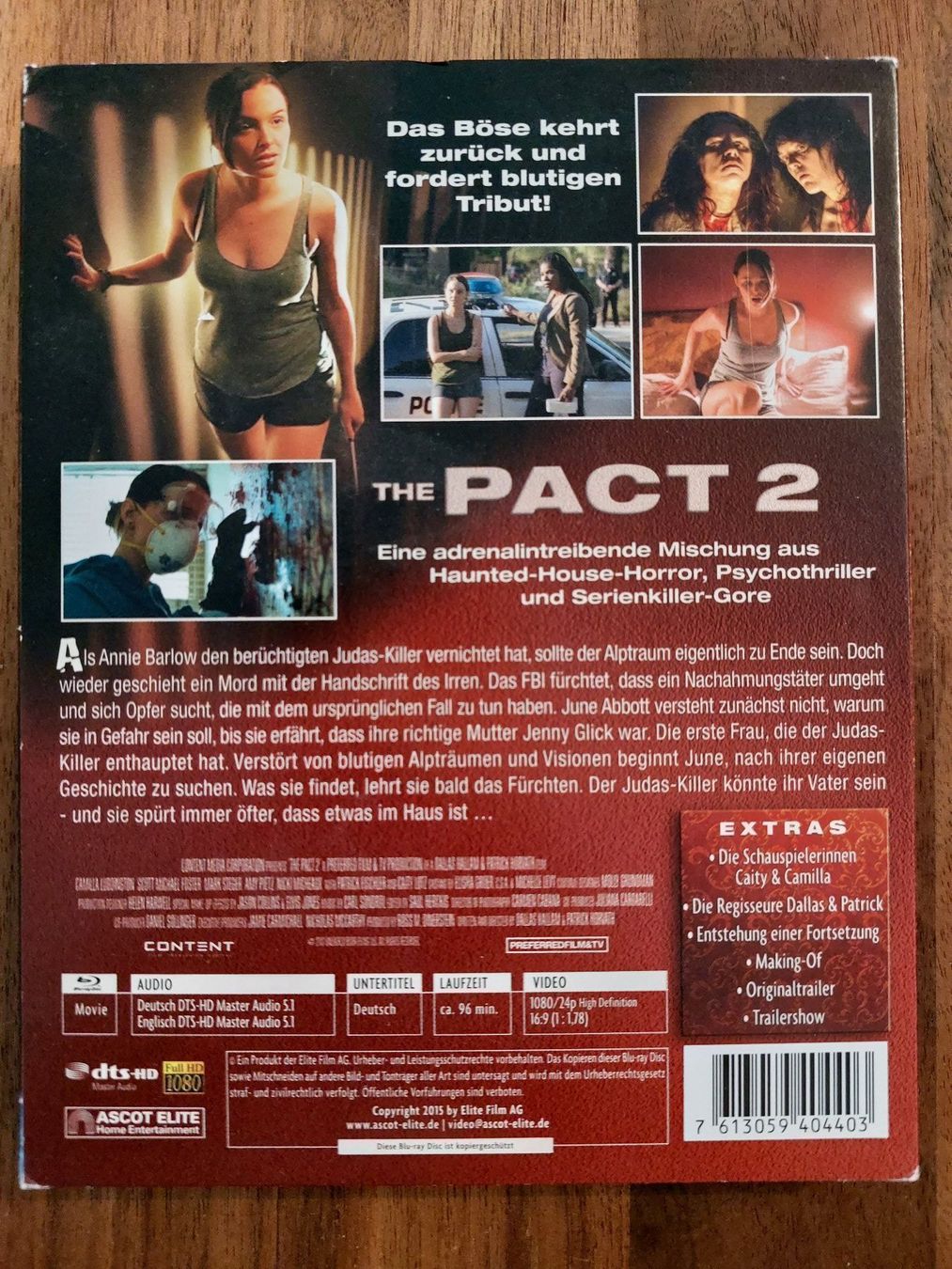 Tutti i DVDs: Blu Ray - The Pact 2 – Usato da Rheinfelden venduto da FilmAuktion 1