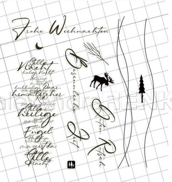 Stempel: Clear Stamps - Silikonstempel – Neu und originalverpackt aus Thun von Rowaner