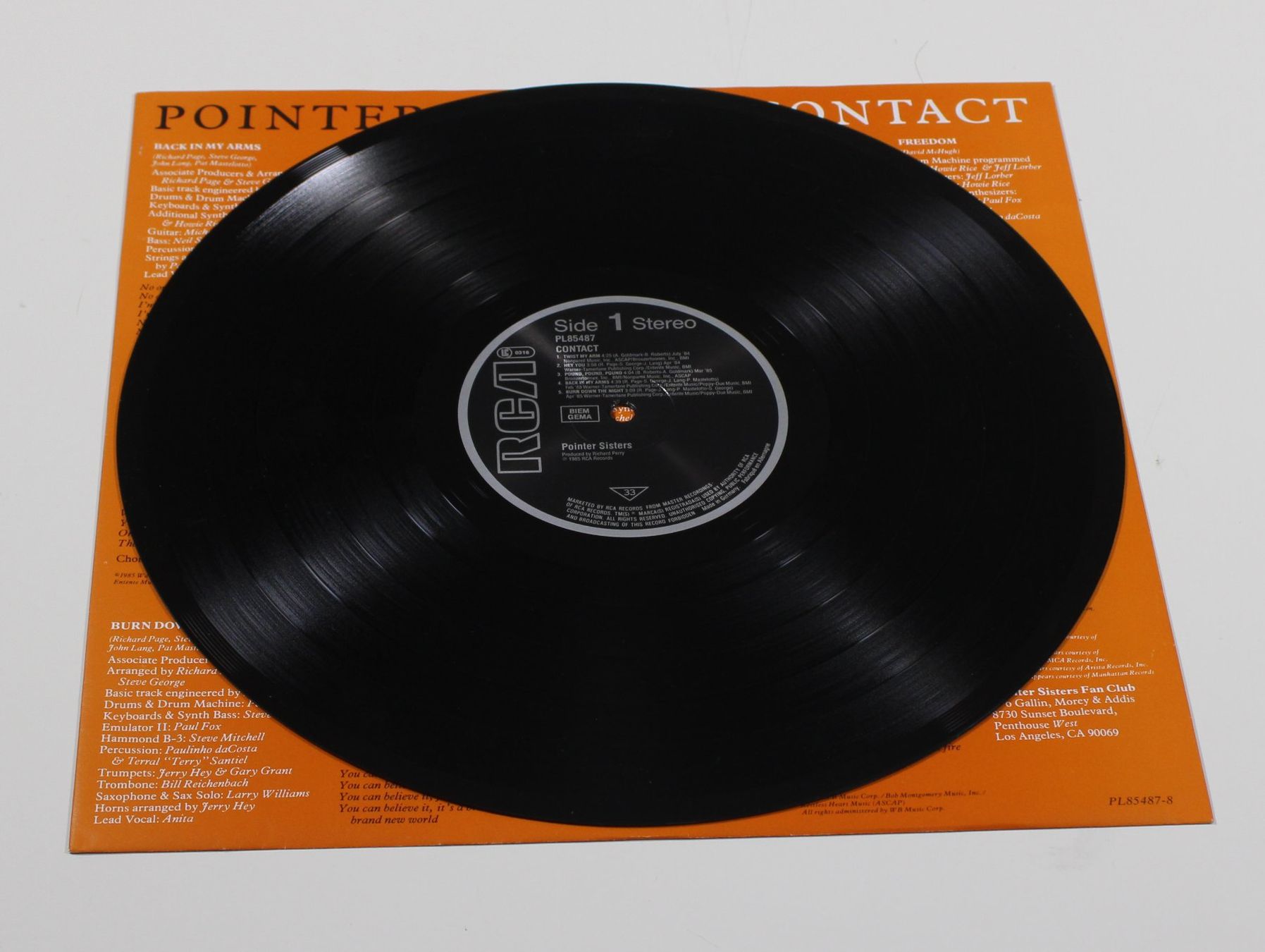 Dischi in vinile: Vinyl LP POINTER SISTERS - CONTACT - DISCO POP 1985 – Usato da Brüttisellen venduto da Collector-Corner 3