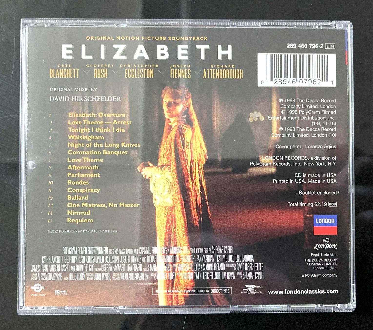 CDs: ELISABETH - ORIGINAL MOTION PICTURE SOUND TRACK CD – D'occasion à Oftringen par Vucki 1