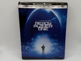 BLU-RAY 4K READY PLAYER ONE (2018) STEELBOOK 3D