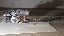 Revidierter ZA50 Puch Motor inkl. Auspuff und Vergaser