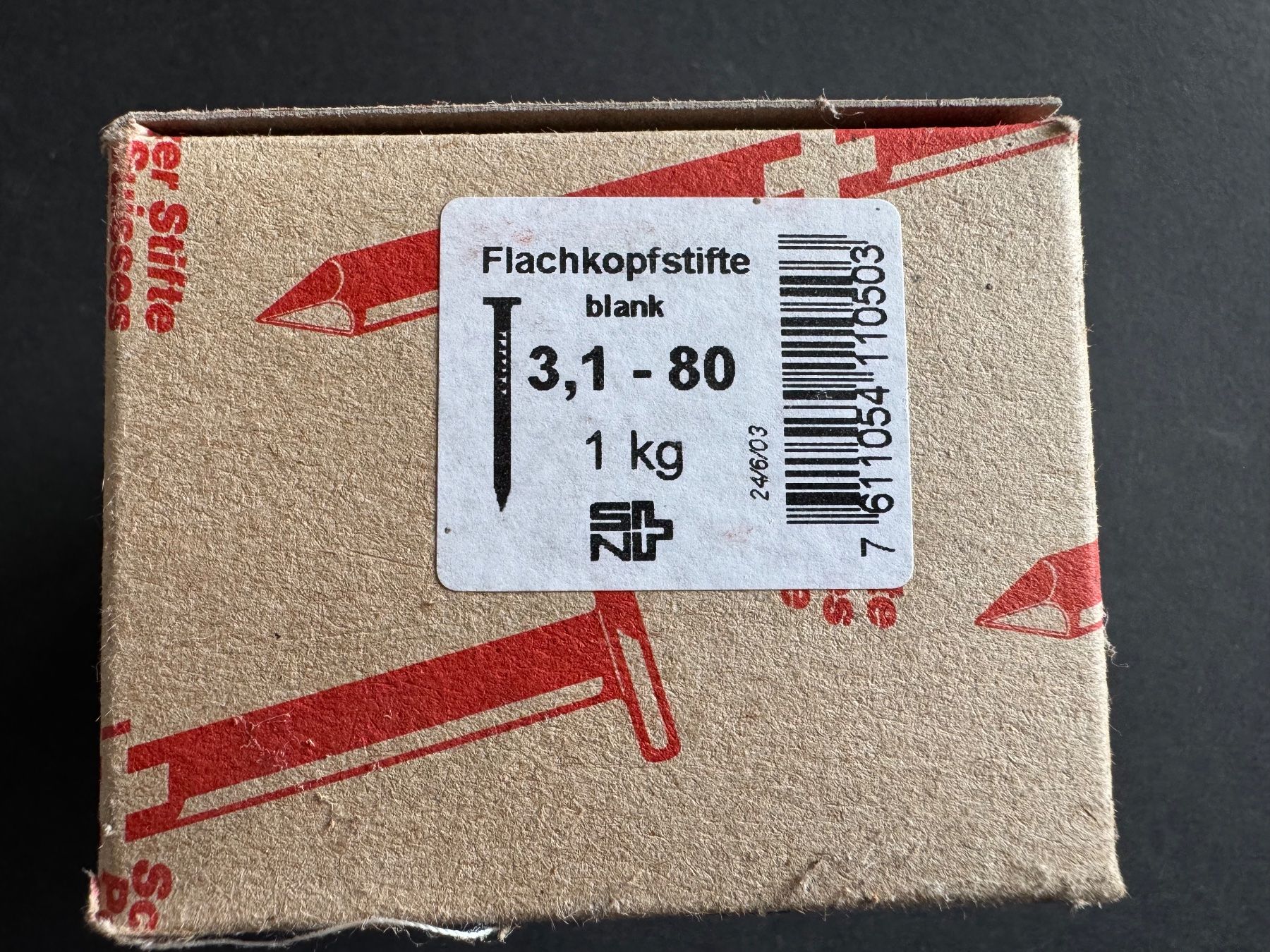 Tutti gli attrezzi: Flachkopfstifte - blank - 3,1 und 4,0 – Nuovo (secondo la descrizione) da Feldmeilen venduto da Allerlei3112 4