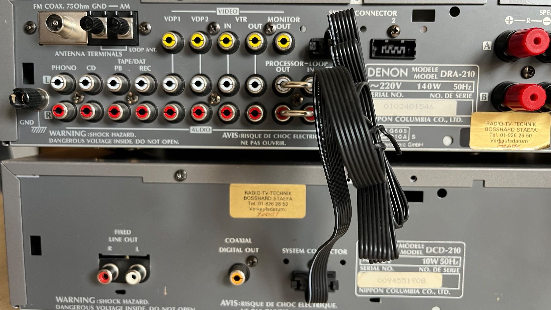 Denon Amplificatori: Denon Design Stereo Anlage DRA-210 mit DCD-210 – Usato da Wagen venduto da Heisch1 3