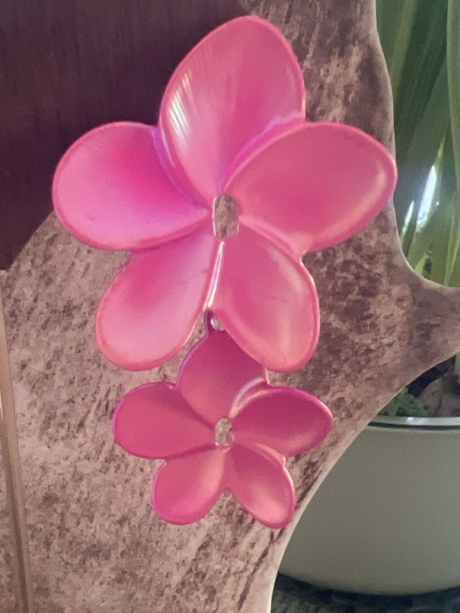 Orecchini pendenti & Orecchini a lobo: Pinke Blumenohrringe – Nuovo (secondo la descrizione) da Seon venduto da Sunny-Schmuck78 1