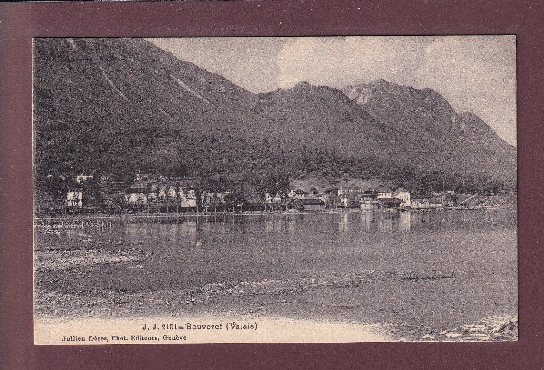Cartoline postali: LE BOUVERET – Usato da Pully venduto da nicecards