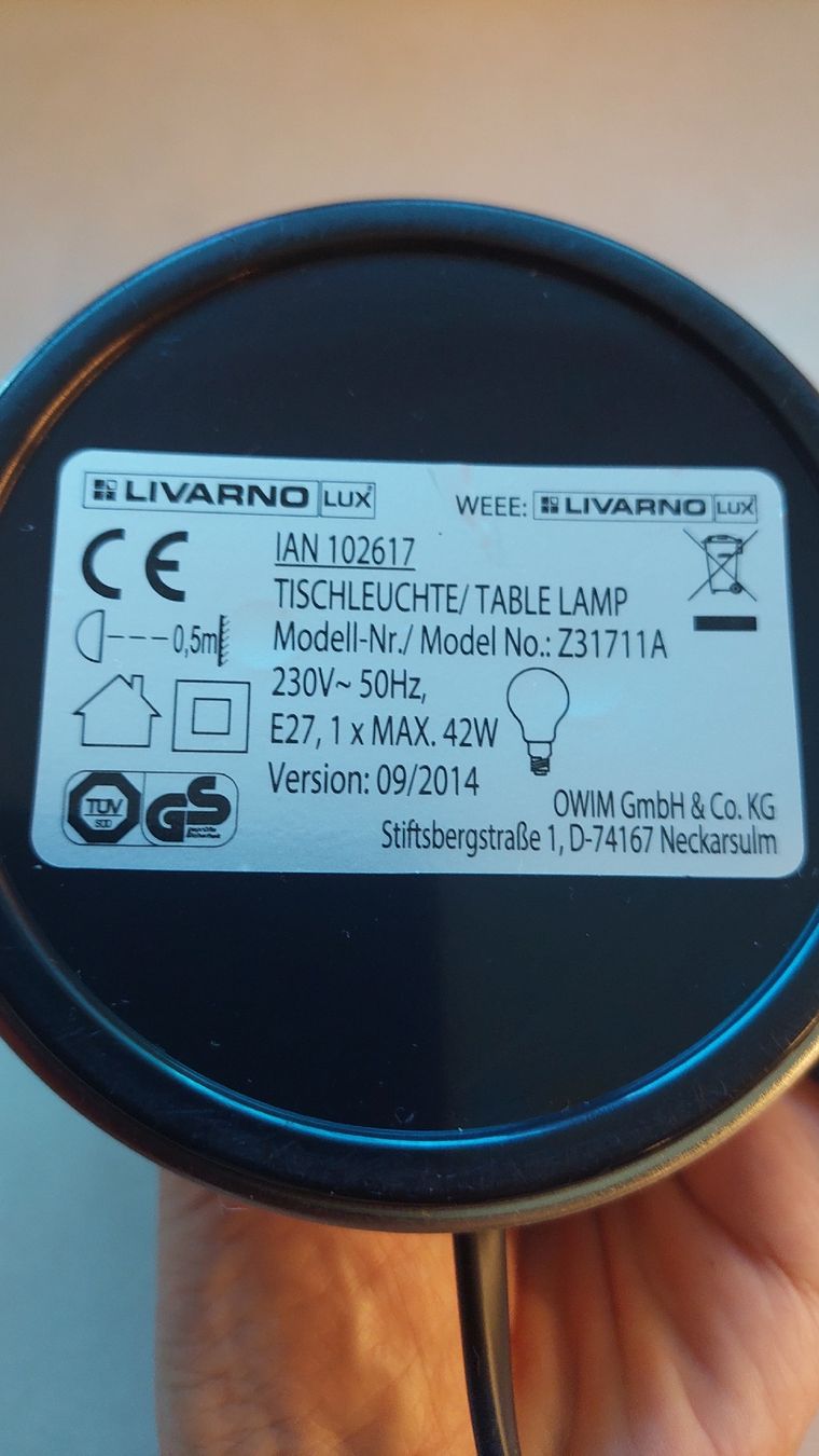 Lampen: Tischlampe – Gebraucht aus Wisen SO von Shopoholiker 5