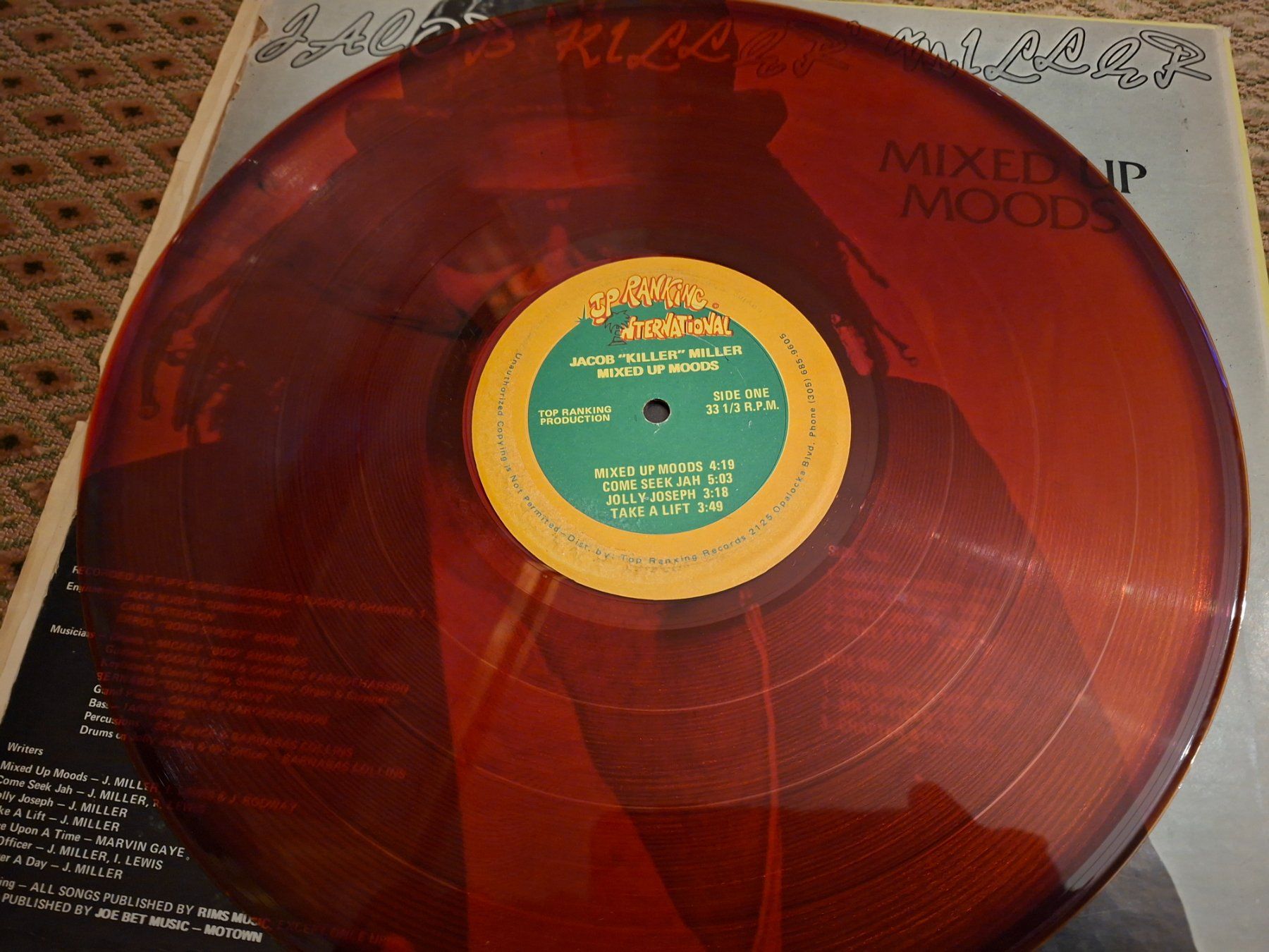 Vinyles: Reggae LP - Jacob Miller - Mixed Up Moods – D'occasion à Bernex par Wannabehasbeen01 2