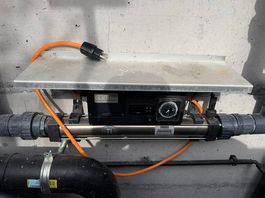 8KW Durchlaufheizung für Koi-Teich