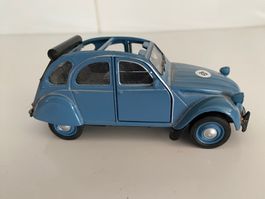 Citroen 2 CV Welly 1-34-38 11x4.5 cm Tankdeckel fehlt 52