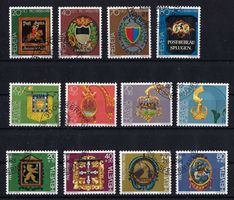 Pro Patria Sätze 1981-1983 Kat.-Nr. B190-B201 mit ET-Stempel